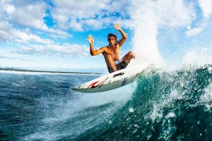 Matt Wilkinson, em quarto lugar no ranking, pode sair de Fiji em primeiro lugar. 