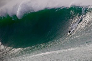 Nic Von Rupp na Nazaré