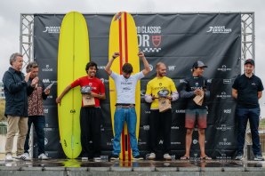 João Dantas, Raquel Bento e Francisco Freitas são os vencedores do Tudor Longboard Classic