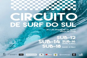 1º Etapa do Circuito Regional de Surf do Sul concluida e 2º Etapa a caminho