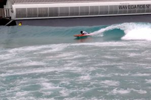 Nuno Vitorino em acção no Wave Garden de Bristol