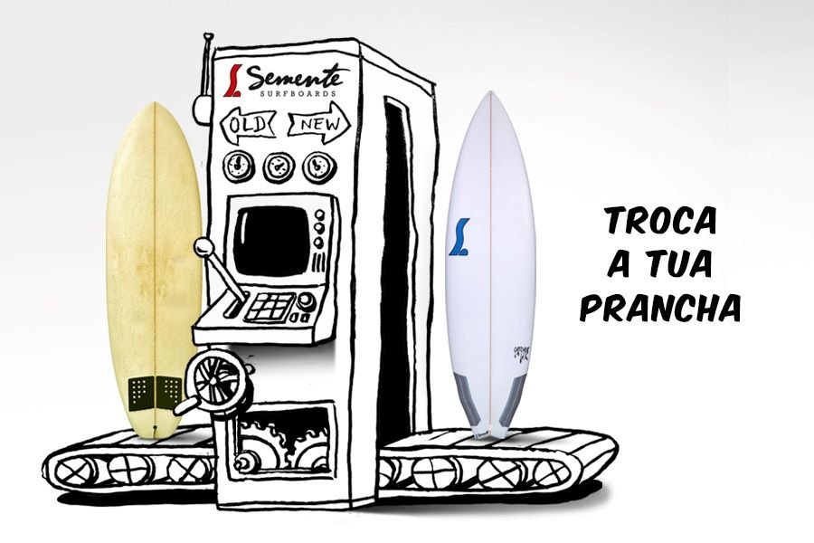 Semente Surfboards lança campanha de Inverno “Troca a tua Prancha”