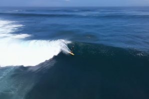 A sessão de surf em G-Land quase sem crowd na semana passada