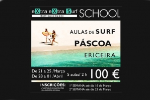 AULAS DE SURF NA ERICEIRA DURANTE A PÁSCOA