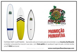 Promoção de primavera da Country Surfboards Europe