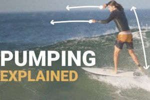 Aprende como os surfistas avançados geram velocidade numa onda