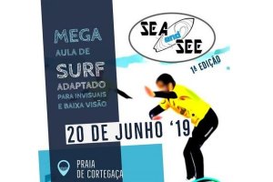 A MAIOR AULA DE SURF ADAPTADO DO MUNDO VAI SER REALIZADA EM PORTUGAL