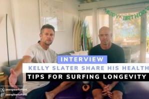 Kelly Slater partilha os seus segredos sobre saúde e longevidade no surf