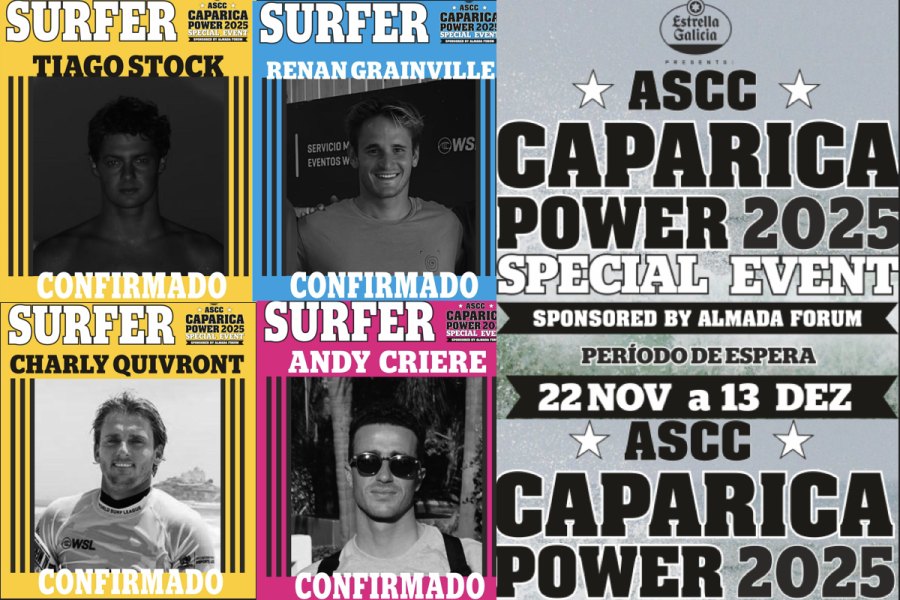 Andy Crière, Renan Grainville, Charly Quivront e Tiago Stock reforçam o elenco no Caparica Power Special Event 2025