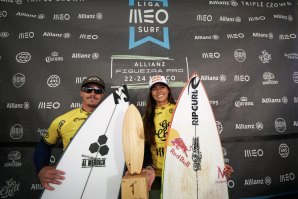Teresa Bonvalot e Tomás Fernandes venceram o Allianz Figueira Pro, primeira etapa da Liga MEO Surf 2024