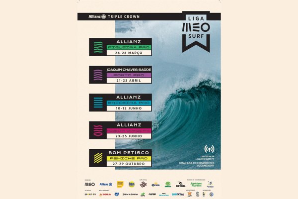 Cartaz da Liga Meo Surf