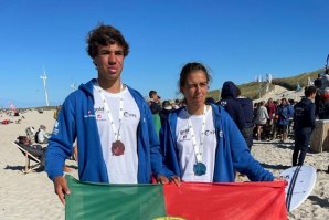 Joana Andrade foi vice-campeã da Europa e Guilherme Olim medalha de bronze no EuroSUP da Dinamarca