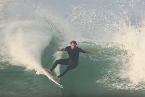 Treino com a elite em Trestles