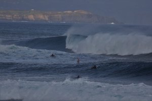 As ondas em Santa Bárbara durante o QS de 2018