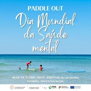 Paddle Out celebra o Dia Mundial da Saúde Mental em Carcavelos
