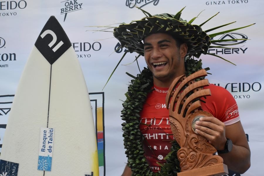 Mihimana Braye vence os Trials para o Tahiti Pro 2024