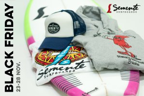 Semente Surfboards com descontos em pranchas e roupa na Black Friday