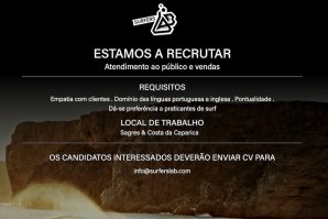 Oportunidade de trabalho na Surfers Lab / Costa da Caparica e Sagres