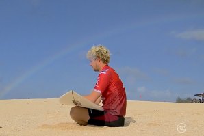 John John Florence focado antes de entrar para a final