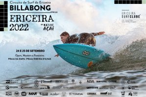 2ª Etapa Billabong Ericeira Open 2022 fecha as inscrições a 21 de Setembro