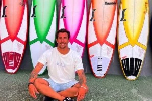 Vasco Ribeiro em destaque numa sessão de sonho na Praia Grande