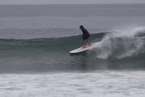 Malibu recebeu ondas de um minuto de duração este fim de semana