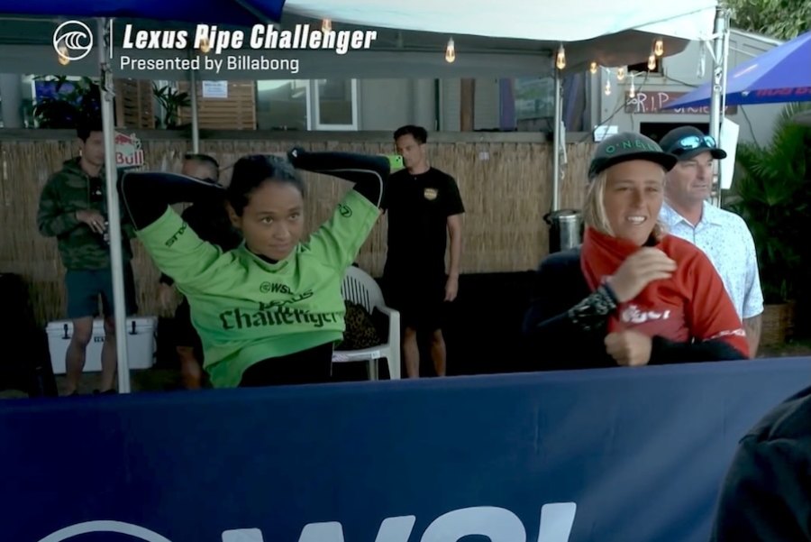 Começou o 5º dia do Pipe Challenger Yolanda Hopkins abriu participação portuguesa