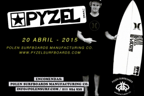 Pyzel de volta à Polen Surfboards a 20 de Abril