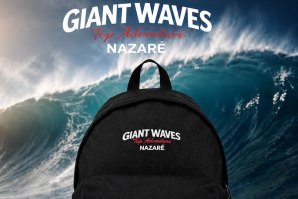 Giant Waves leva a força da Nazaré para uma coleção clássica de mochilas