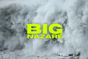 Imagens de drone mostram o primeiro swell XL desta temporada na Nazaré