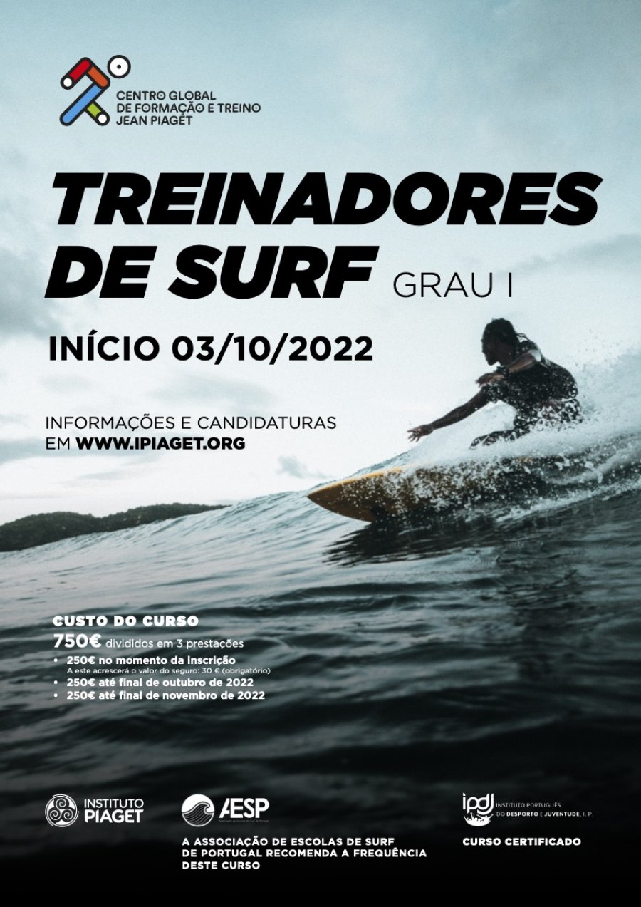 Curso de Treinadores de Surf Grau I - Novembro de 2022