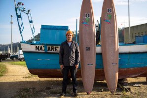 Nic von Rupp faz equipa com recordista mundial nas ondas da Nazaré