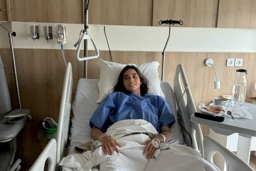 Teresa Bonvalot foi operada durante 4,5 horas após lesão com ouriço-do-mar