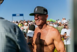 Será o final da carreira de Slater? O &quot;GOAT&quot; foi eliminado no CT Margaret River Pro 2023