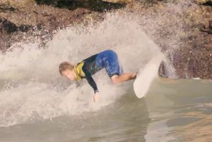 CAMPEÃO MUNDIAL DE SKIMBOARD EM AÇÃO NO ALGARVE