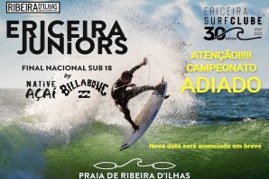 Ericeira Juniores Sub 18 ADIADO devido às condições adversas de mar previstas