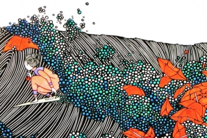 Artista havaiana transforma sessões de surf em ilustrações deliciosas