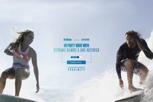 Festa virtual com Stephanie Gilmore &amp; Dave Rastovich