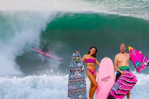 FIRST BIG PIPELINE SWELL OF THE WINTER WITH (JOHN JOHN FLORENCE)