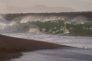 As ondas implacáveis em The Wedge