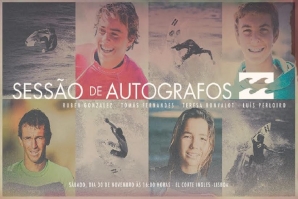 TEAM BILLABONG EM SESSÃO DE AUTÓGRAFOS NO EL CORTE INGLÉS