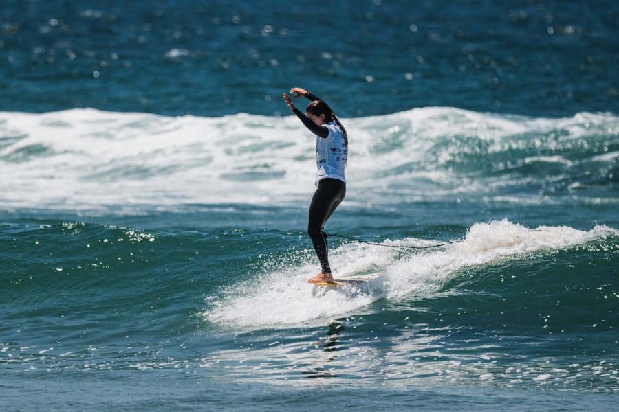 Carolina Mendes venceu a primeira etapa na competição feminina