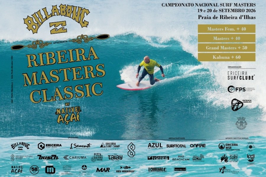 Ericeira Surf Clube toma conta do Surf Masters em Ribeira d’Ilhas