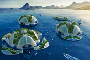 O aspeto daquela que poderá ser a vila aquática do futuro.