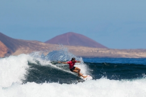 Teresa Bonvalot em ação durante a ronda 1