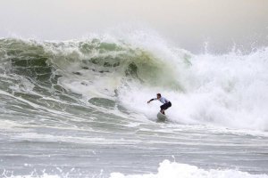 O britânico Arran Strong a competir na África do Sul.