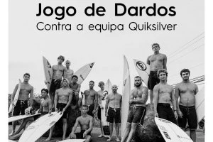 Desafia os atletas da equipa Quiksilver para um jogo de dardos, amanhã na On Board Surfshop