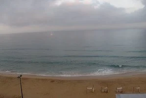 Imagem das ondas na Praia Grande esta manhã de 19 de Agosto 2026