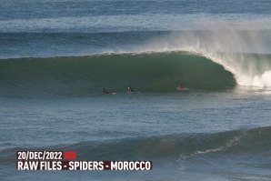 Uma manhã de muito surf em Spiders, Marrocos