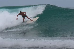 SURFING BIG WAVE FIRST ON NOVEMBER. BINGIN BEACH BALI 